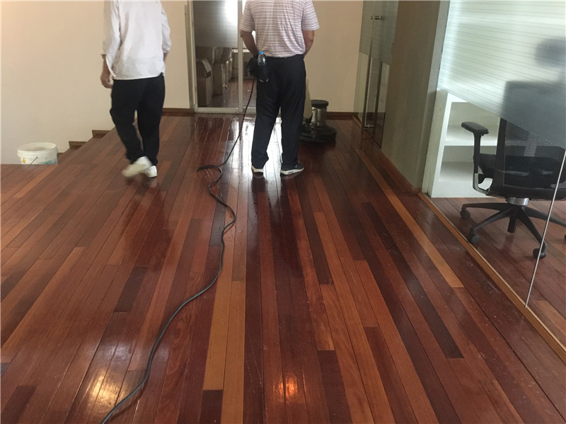 乾县地面清洗案例